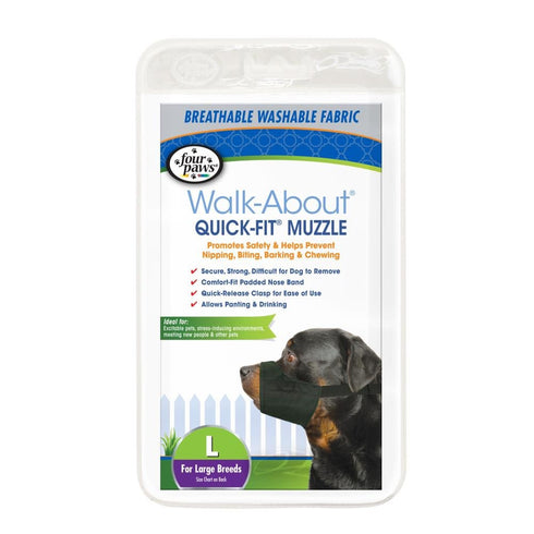 Four Paws Quick-Fit Dog Muzzle 4-Large - Poudre Pet & Feed Supply